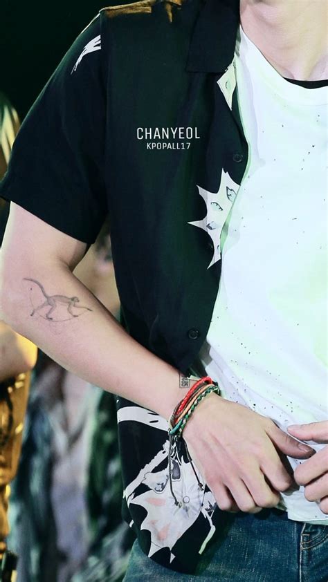 exo chanyeol tattoos.